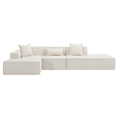 [VIDEO PROVIDED] Modular combination living room sofa set, modern minimalist sofa, free installation sofa, L-shaped, Ita image 11