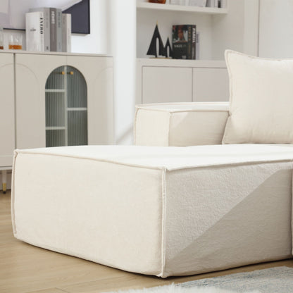 [VIDEO PROVIDED] Modular combination living room sofa set, modern minimalist sofa, free installation sofa, L-shaped, Ita image 7