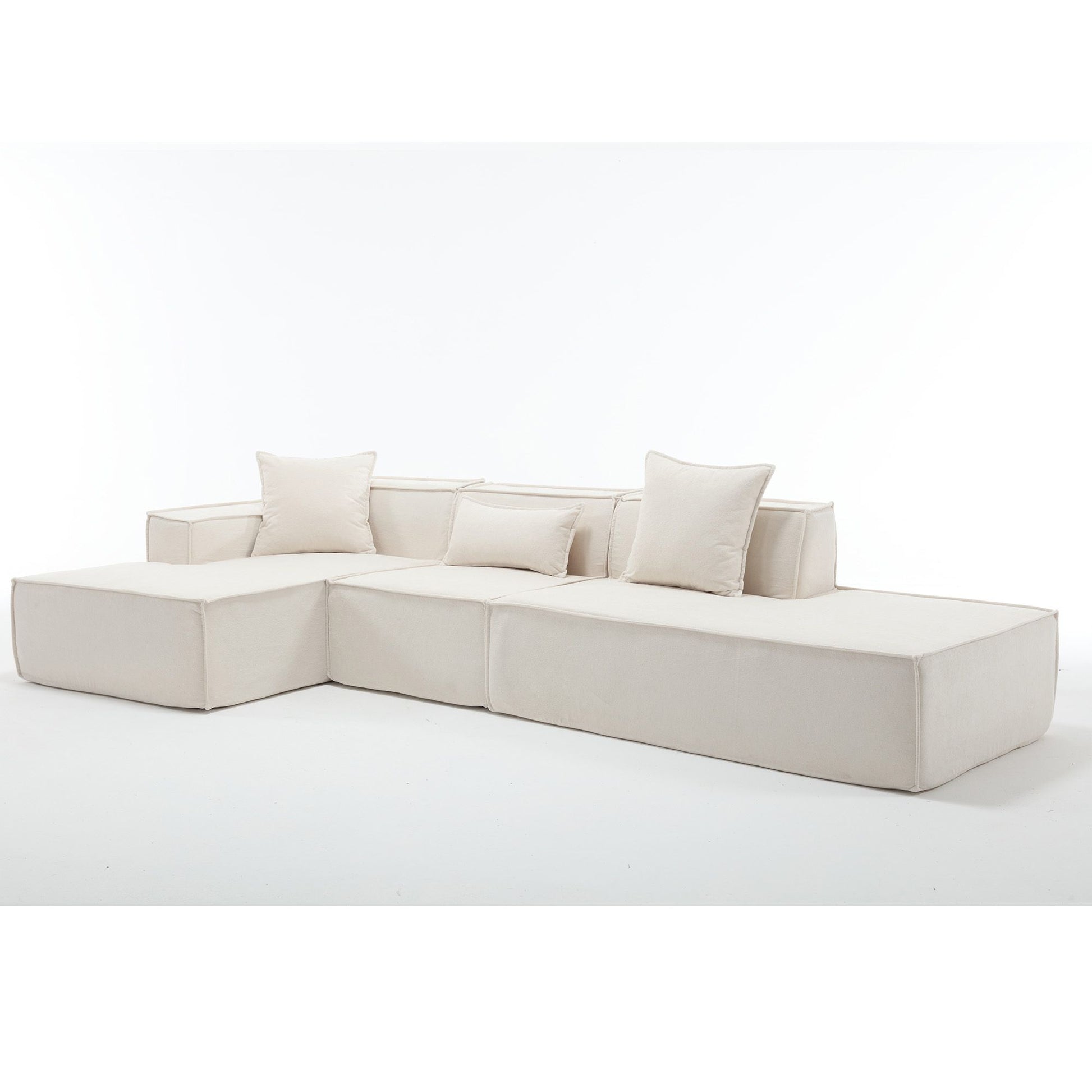 [VIDEO PROVIDED] Modular combination living room sofa set, modern minimalist sofa, free installation sofa, L-shaped, Ita image 9