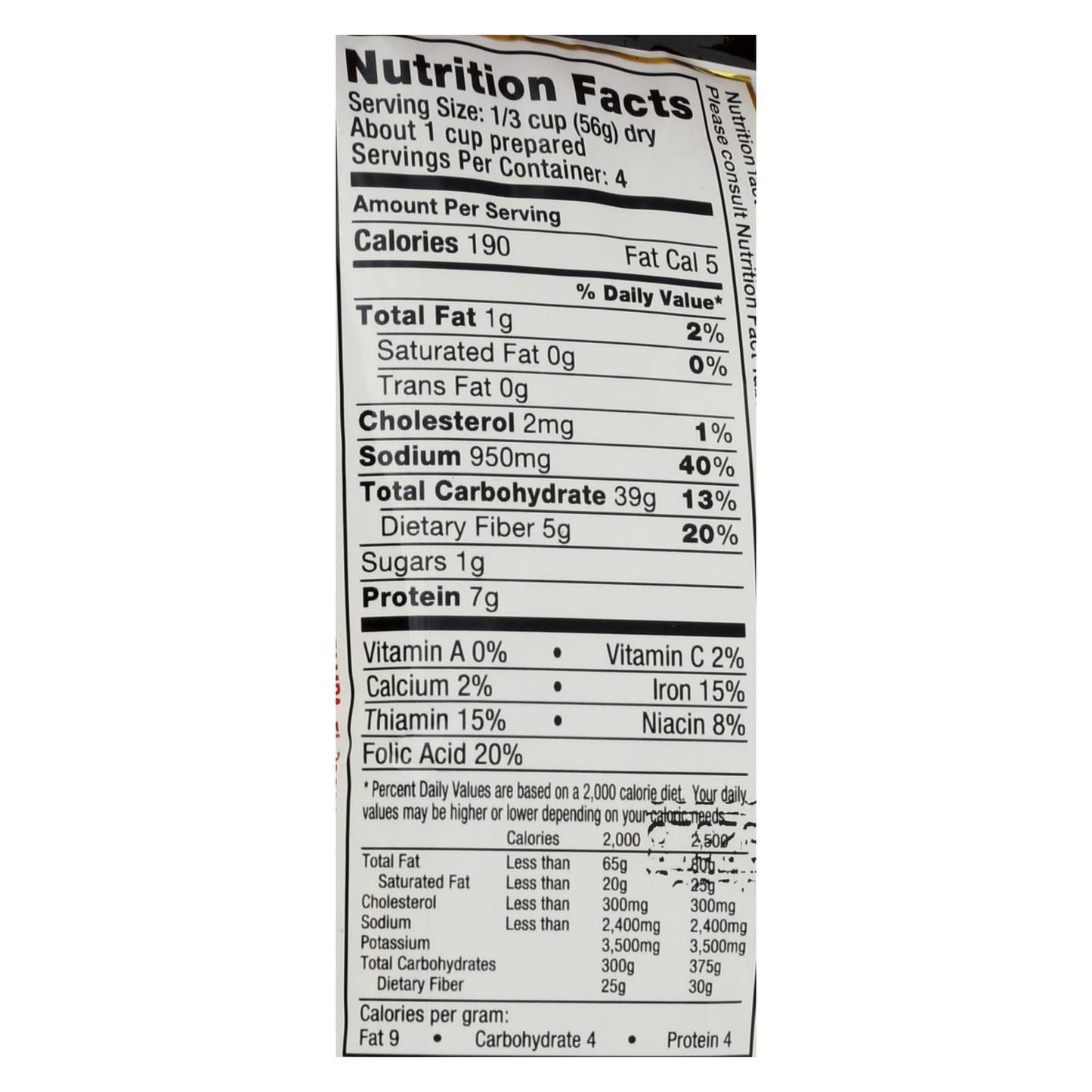 Vigo Black Bean And Rice - Case Of 12 - 8 Oz. image 3