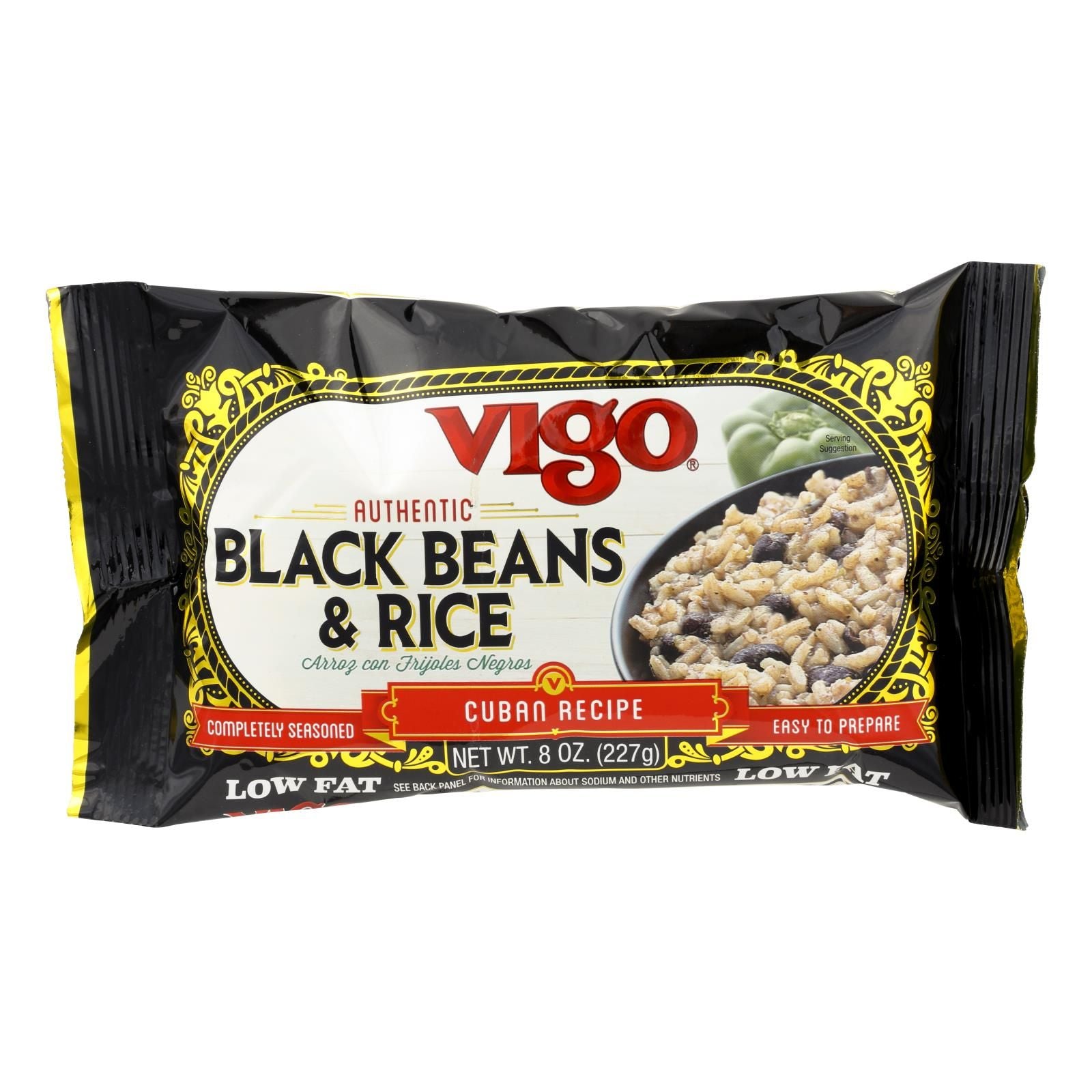 Vigo Black Bean And Rice - Case Of 12 - 8 Oz. image 1