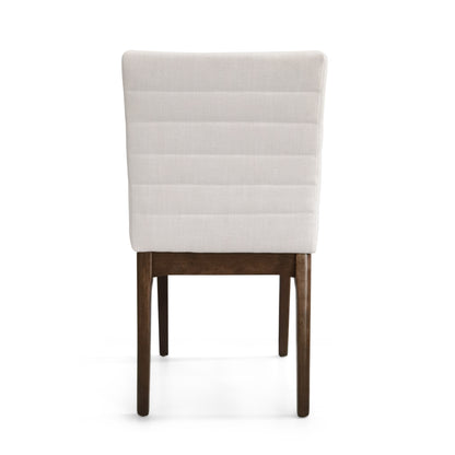 Upholstered Dining Chairs With Rubber Legs (Set of 2),Light Beige image 10