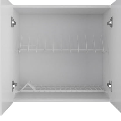 Wall Cabinet Ontario, Double Door, White Finish image 5