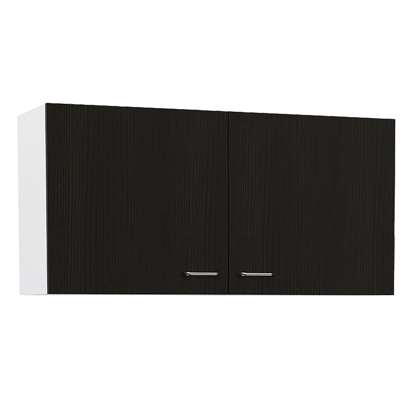 Wall Cabinet Toran, Two Shelves, Double Door, Black Wengue Finish image 5