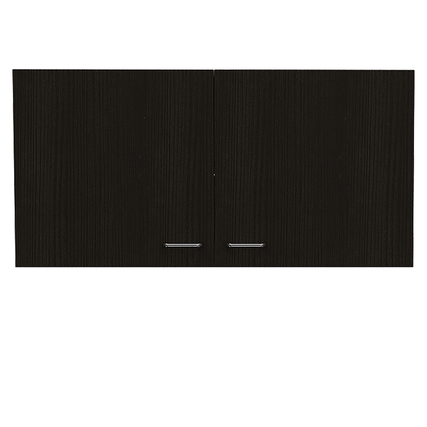 Wall Cabinet Toran, Two Shelves, Double Door, Black Wengue Finish image 2