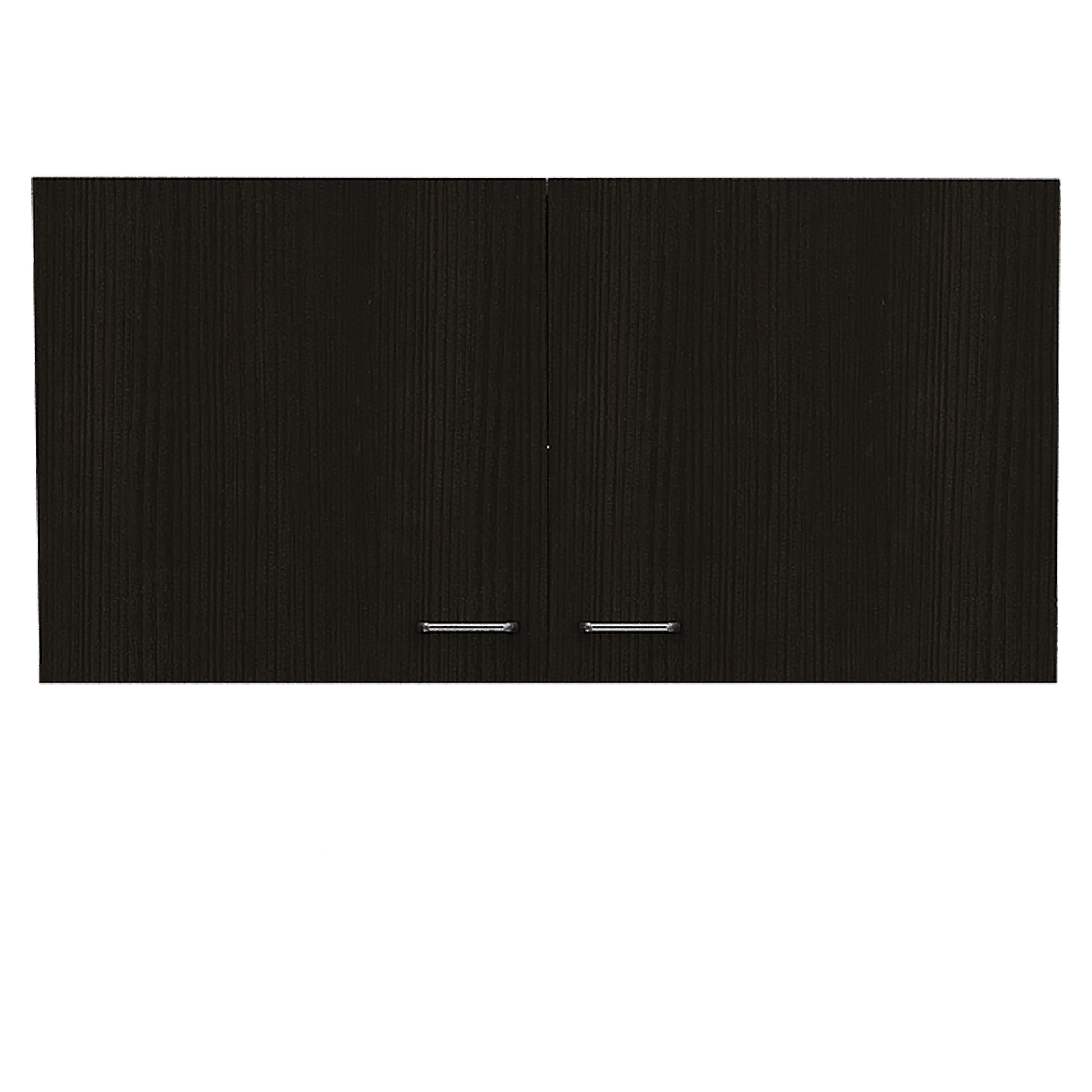 Wall Cabinet Toran, Two Shelves, Double Door, Black Wengue Finish image 2