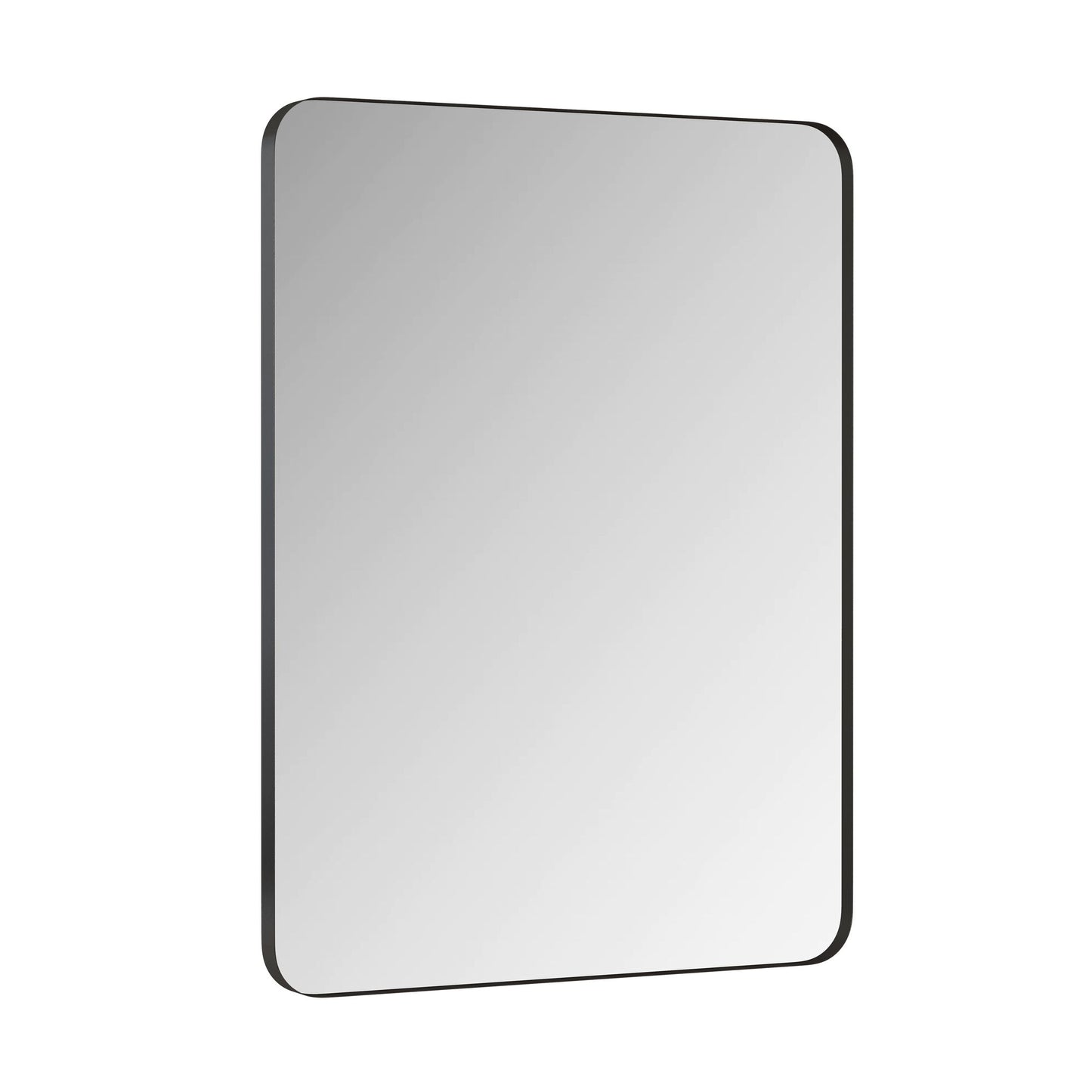30x40 black mirror - horizontal mounting option