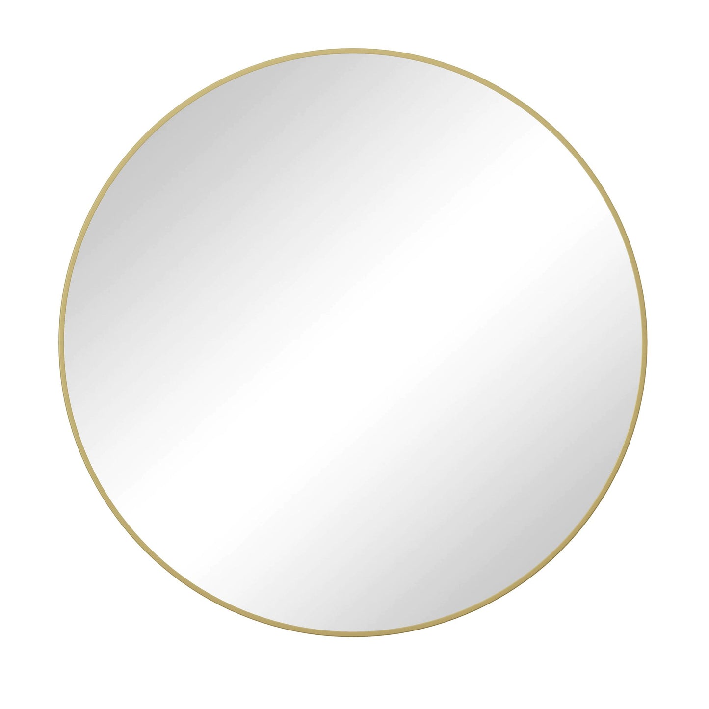 Oversized gold wall mirror 48 inch modern home decor