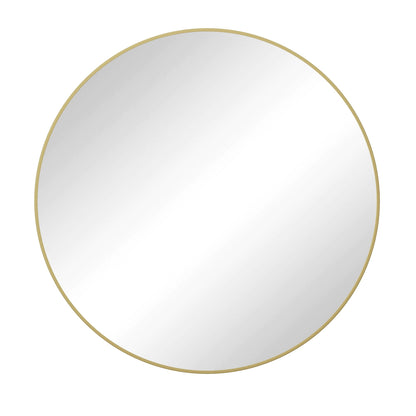 Oversized gold wall mirror 48 inch modern home decor