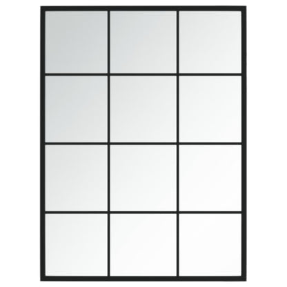 Wall Mirror Black 31.5"x23.6" Metal image 2