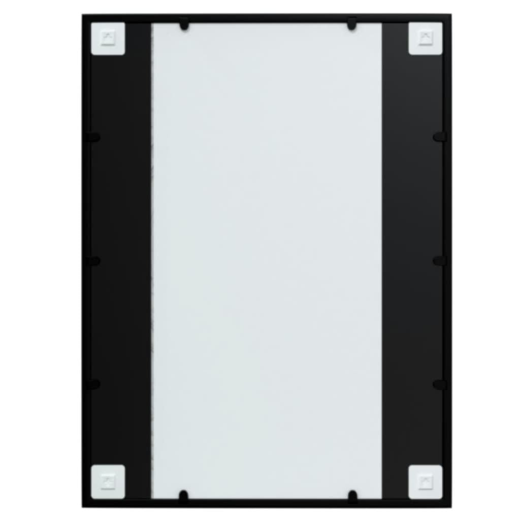Wall Mirror Black 31.5"x23.6" Metal image 6
