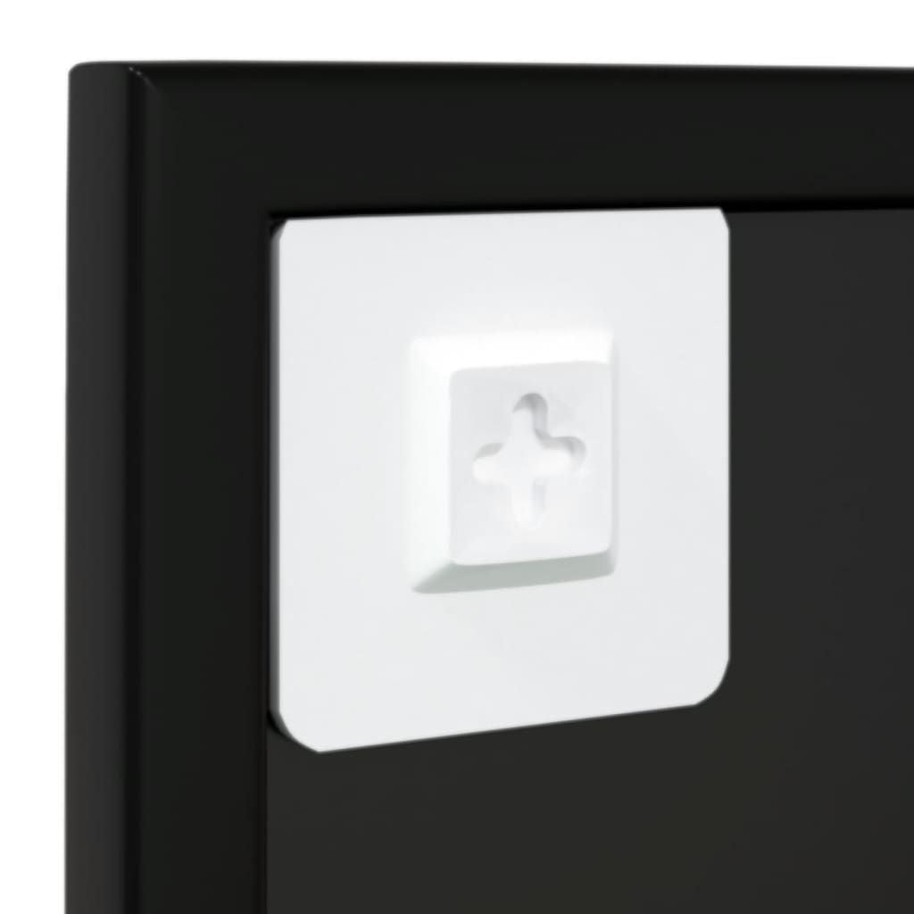Wall Mirror Black 31.5"x23.6" Metal image 7