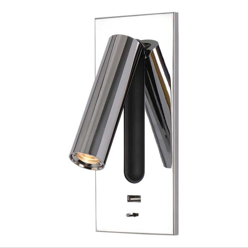 Wall Mounted Reading Light with USB Charge;  4000K Embedded lamp for Bed headboard image 1