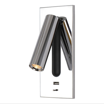 Wall Mounted Reading Light with USB Charge;  4000K Embedded lamp for Bed headboard image 1