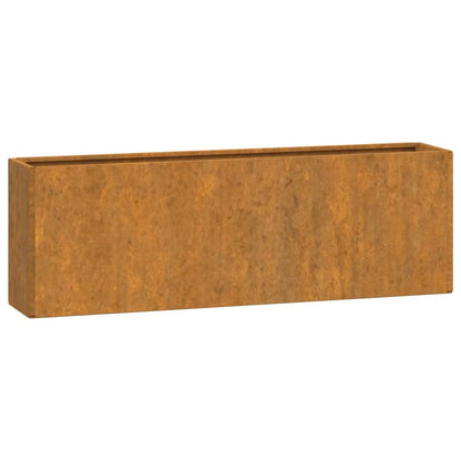 Wall Planters 2 pcs Rusty Corten Steel 20.9"x3.9"x6.7 image 5