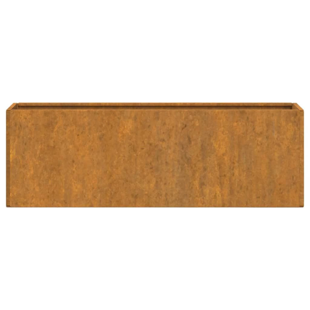 Wall Planters 2 pcs Rusty Corten Steel 20.9"x3.9"x6.7 image 6
