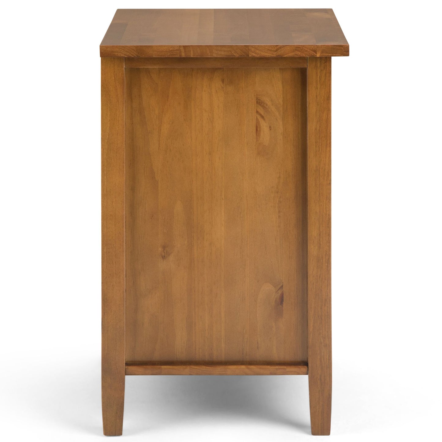 Warm Shaker Solid Wood 24 inch Wide Transitional Nightstand in Light Golden Brown image 6