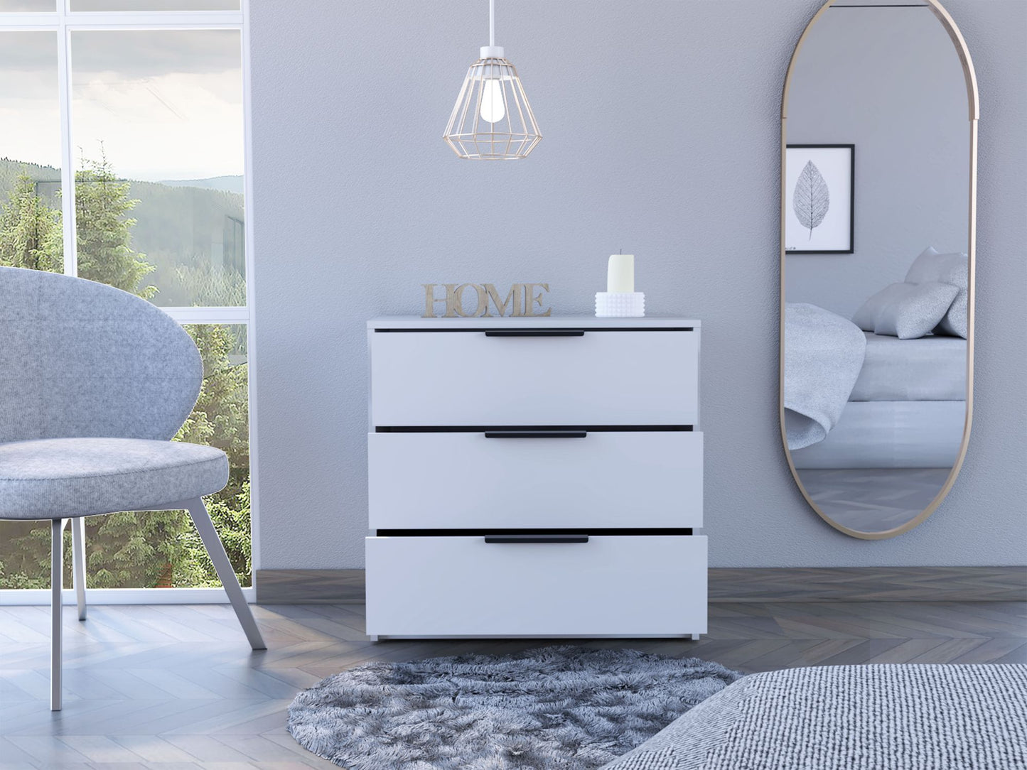 Washington Three Drawer Dresser image 5