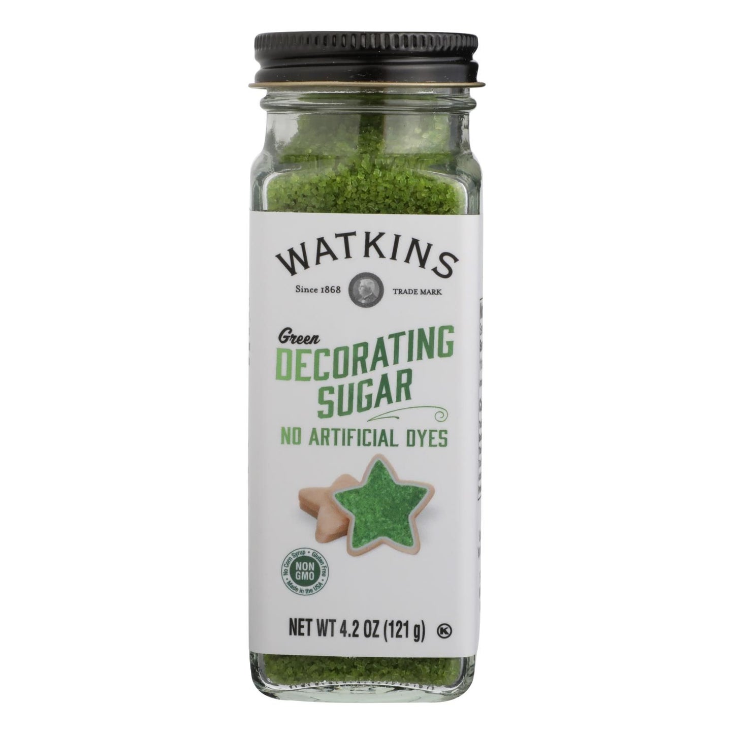 Watkins - Decorating Sugar Green - Case Of 3-4.2 Oz image 1