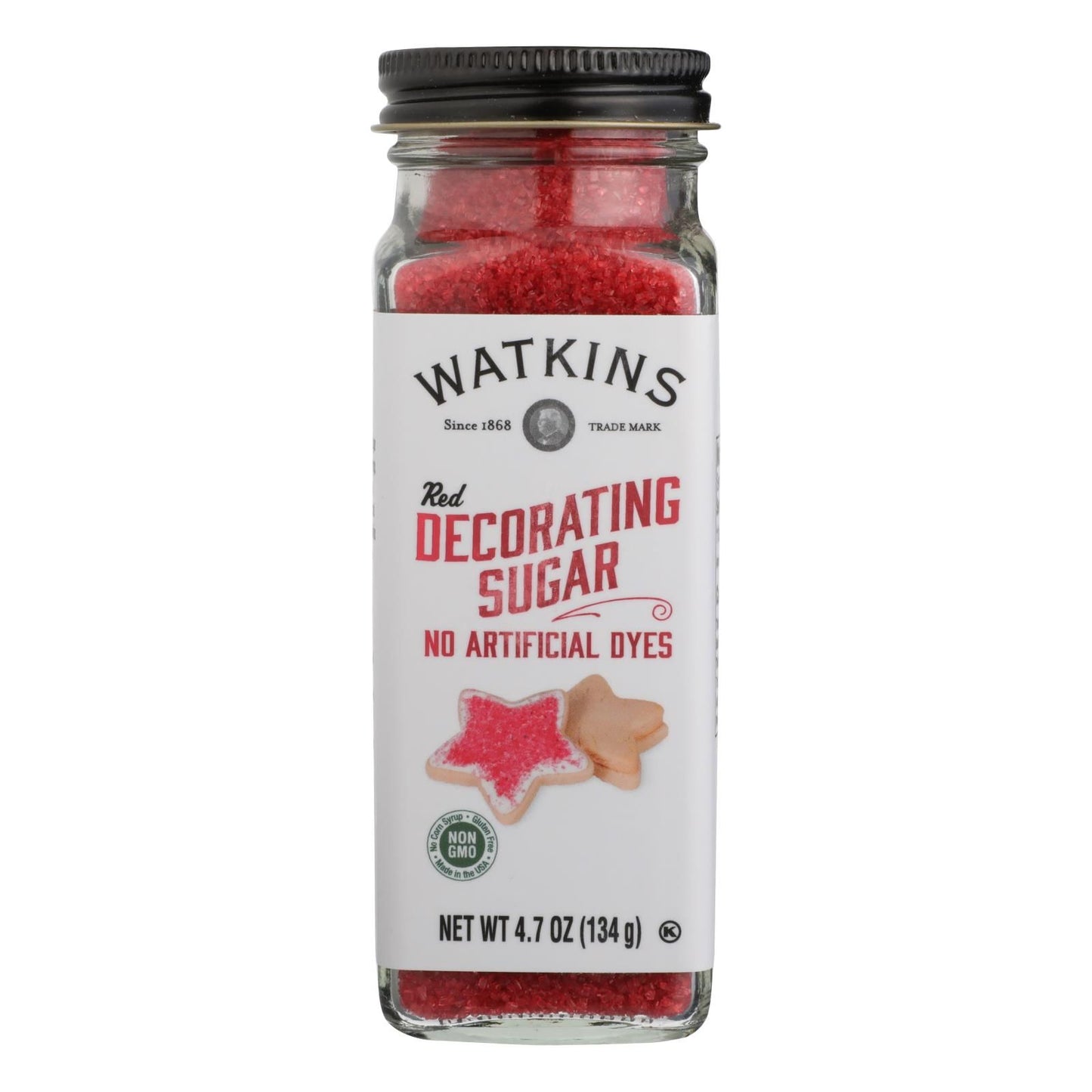 Watkins - Decorating Sugar Red - Case Of 3-4.7 Oz image 1