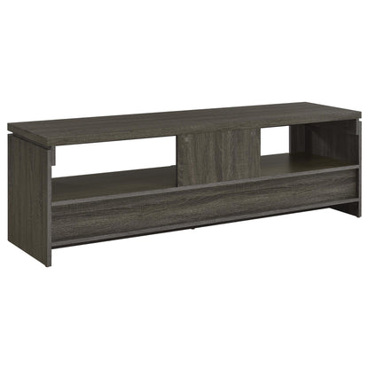 Weathered Grey 59-inch 2-Drawer TV Console image 8