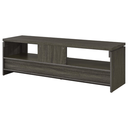 Weathered Grey 59-inch 2-Drawer TV Console image 7