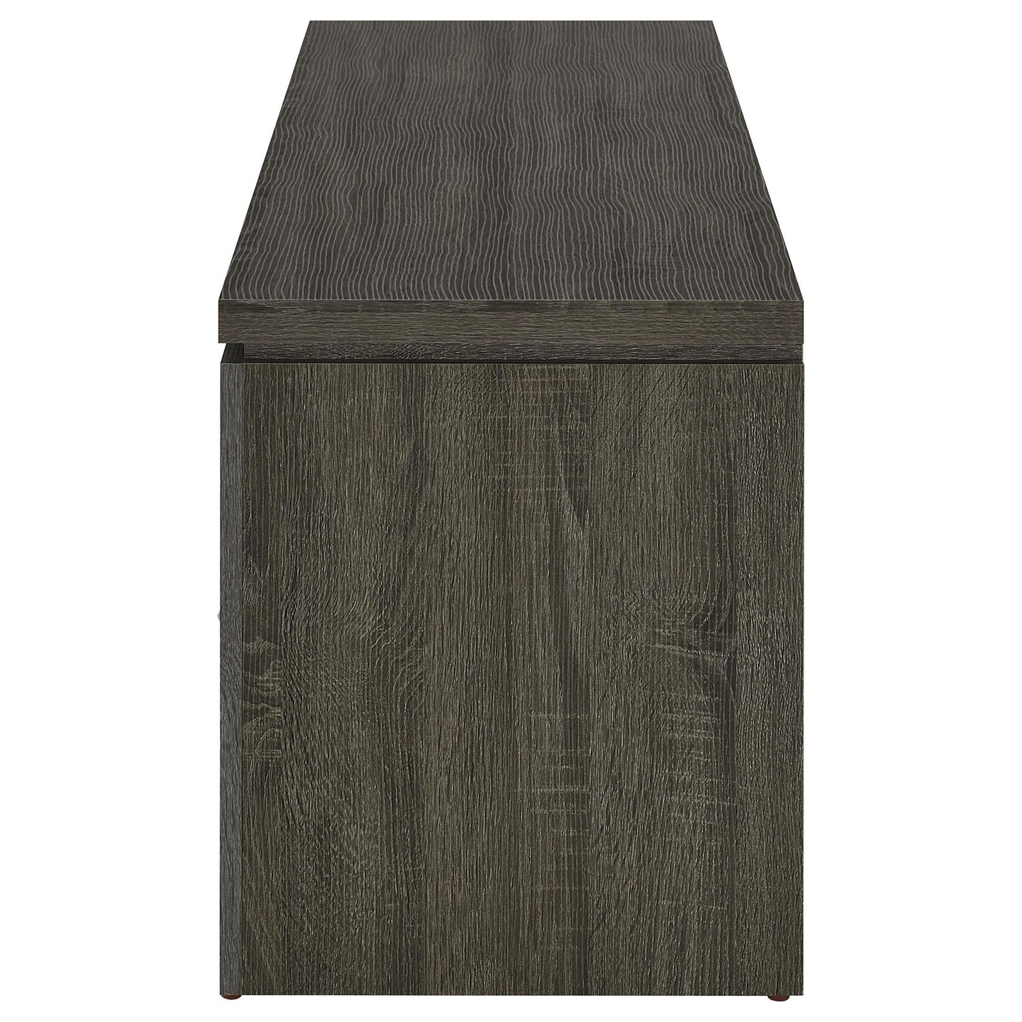 Weathered Grey 59-inch 2-Drawer TV Console image 6