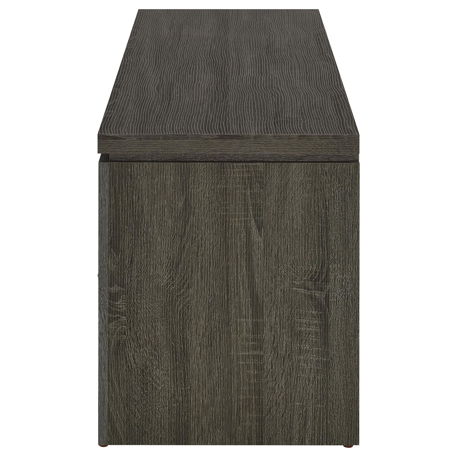 Weathered Grey 59-inch 2-Drawer TV Console image 6