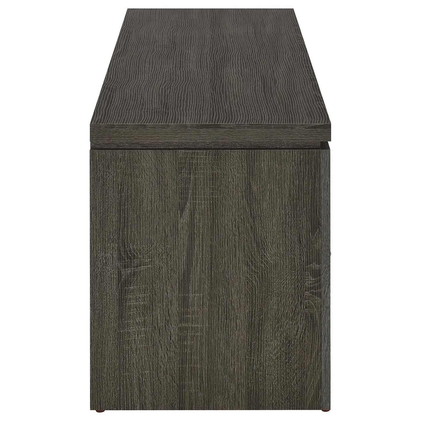 Weathered Grey 59-inch 2-Drawer TV Console image 5
