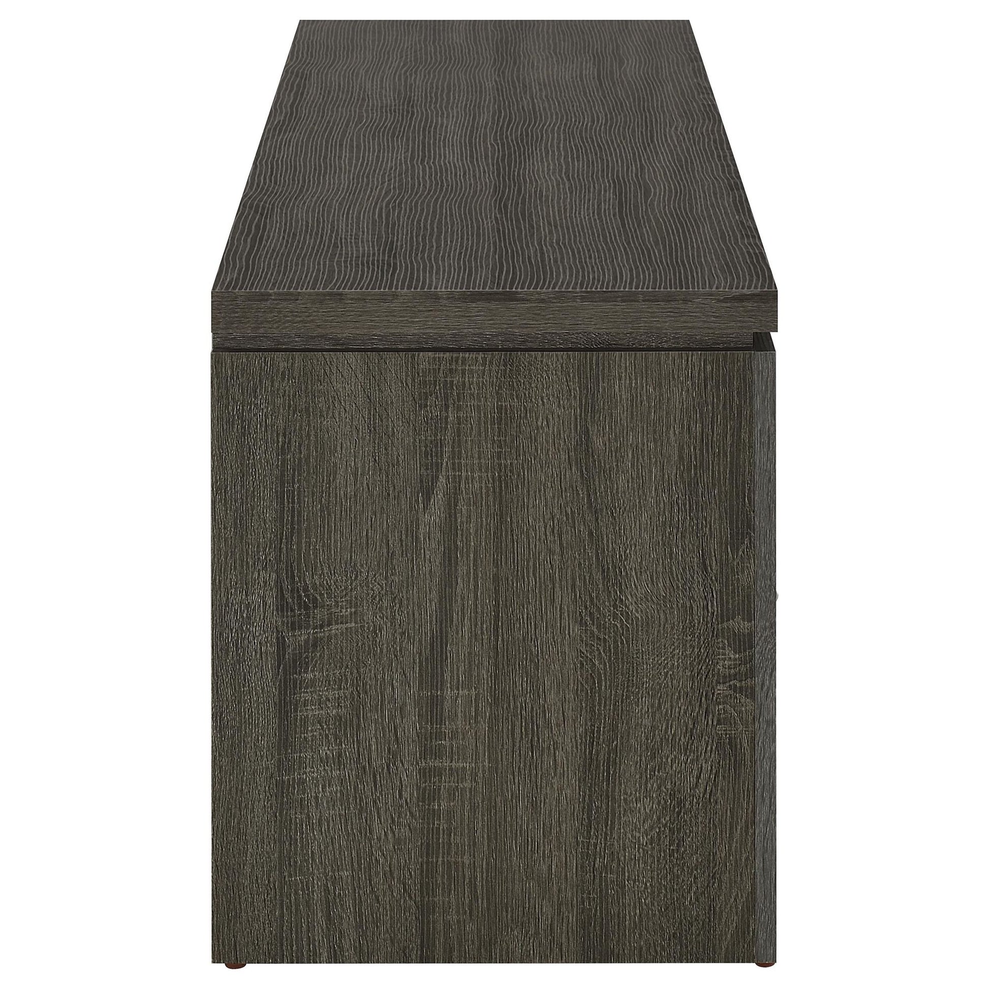 Weathered Grey 59-inch 2-Drawer TV Console image 5