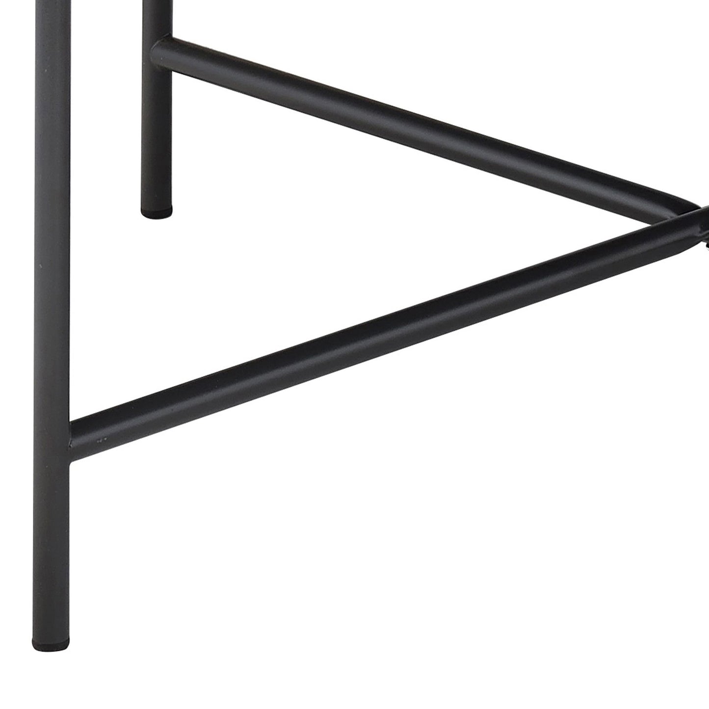 Weathered Grey Oak and Black Coffee Table image 5
