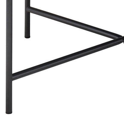 Weathered Grey Oak and Black Coffee Table image 5