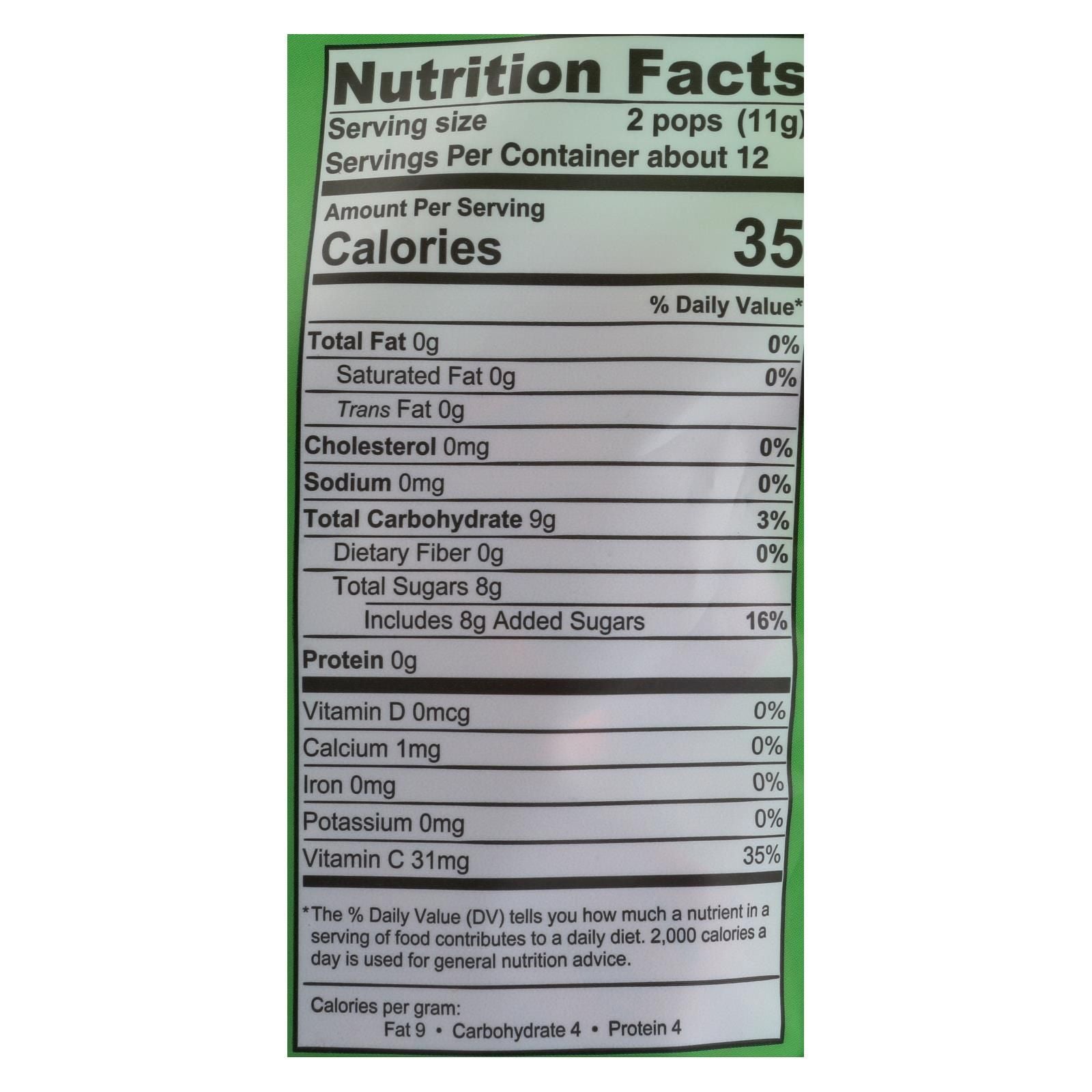 Wedderspoon Organic Makuna Honey Pops - Case Of 6 - 4.15 Oz image 3