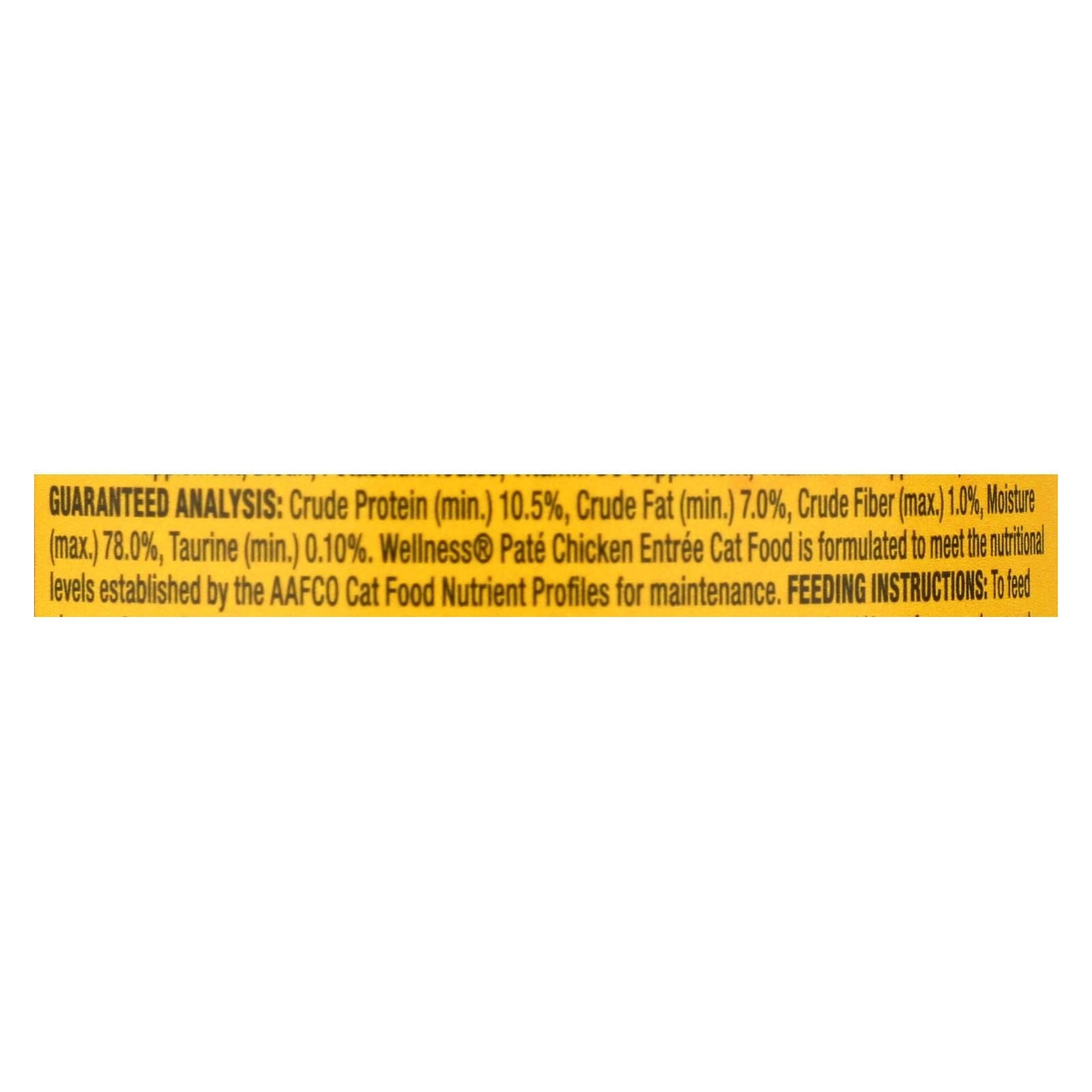 Wellness Pet Products Cat Food - Chicken Recipe - Case Of 24 - 3 Oz. image 3