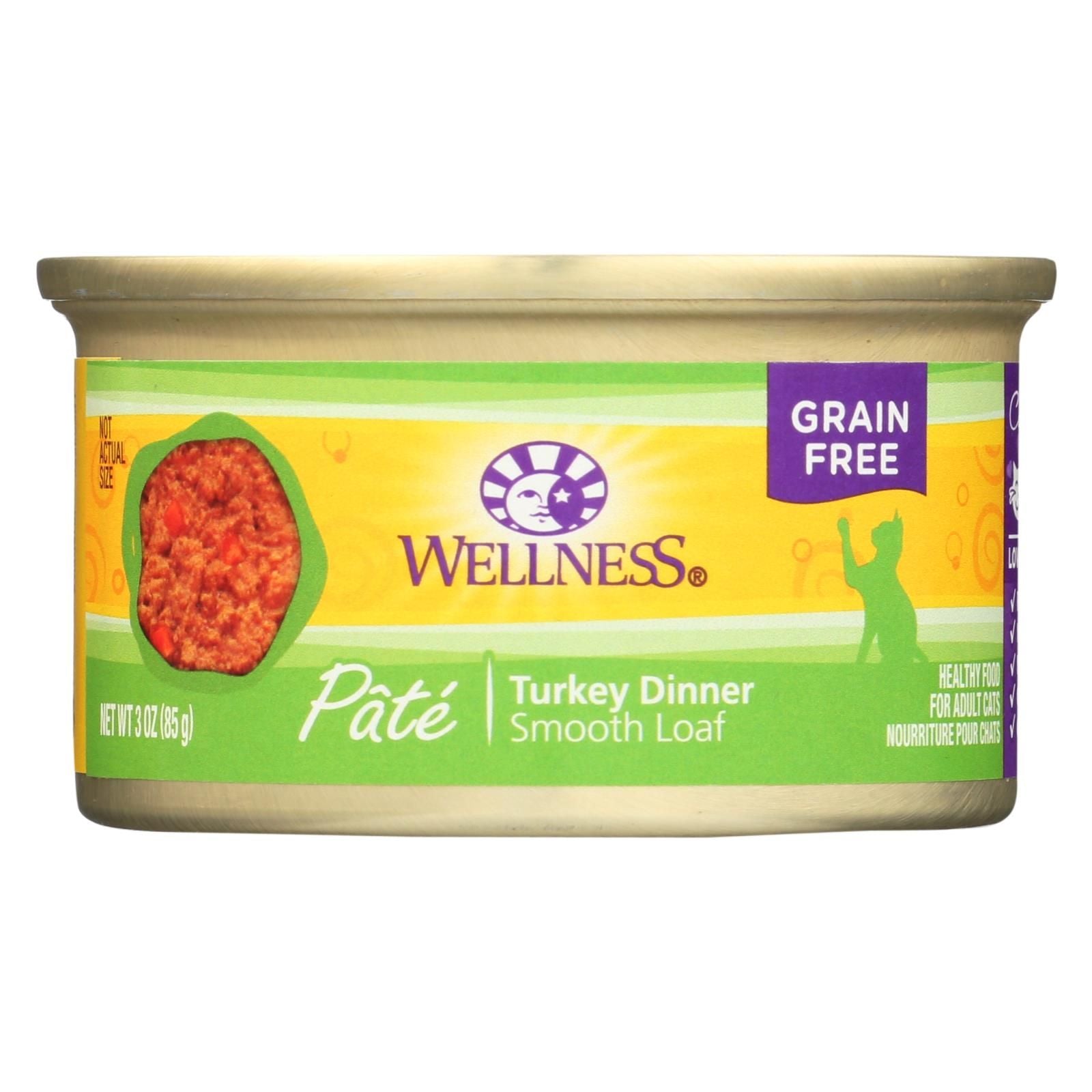 Wellness Pet Products Cat Food - Turkey Recipe - Case Of 24 - 3 Oz. image 1