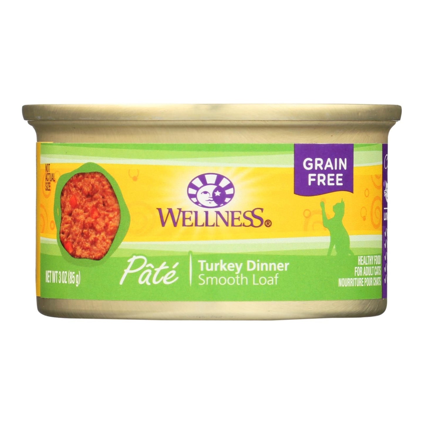 Wellness Pet Products Cat Food - Turkey Recipe - Case Of 24 - 3 Oz. image 2