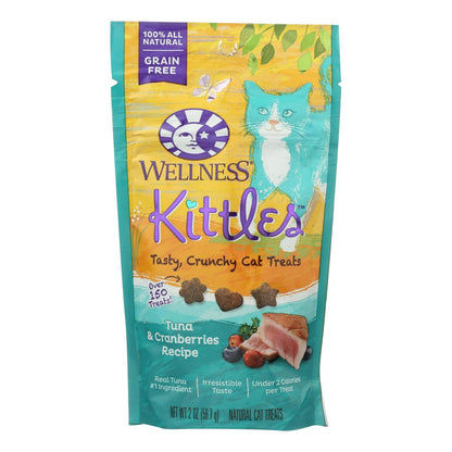 Wellness Pet Products Cat Treat - Kittles - Tuna & Cranberry - Case Of 14 - 2 Oz image 1