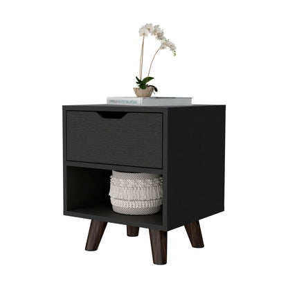 Wenge 1-Open Storage Shelf Nightstand image 5