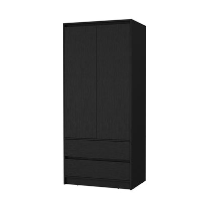 Wenge 2-Drawer Armoire image 3