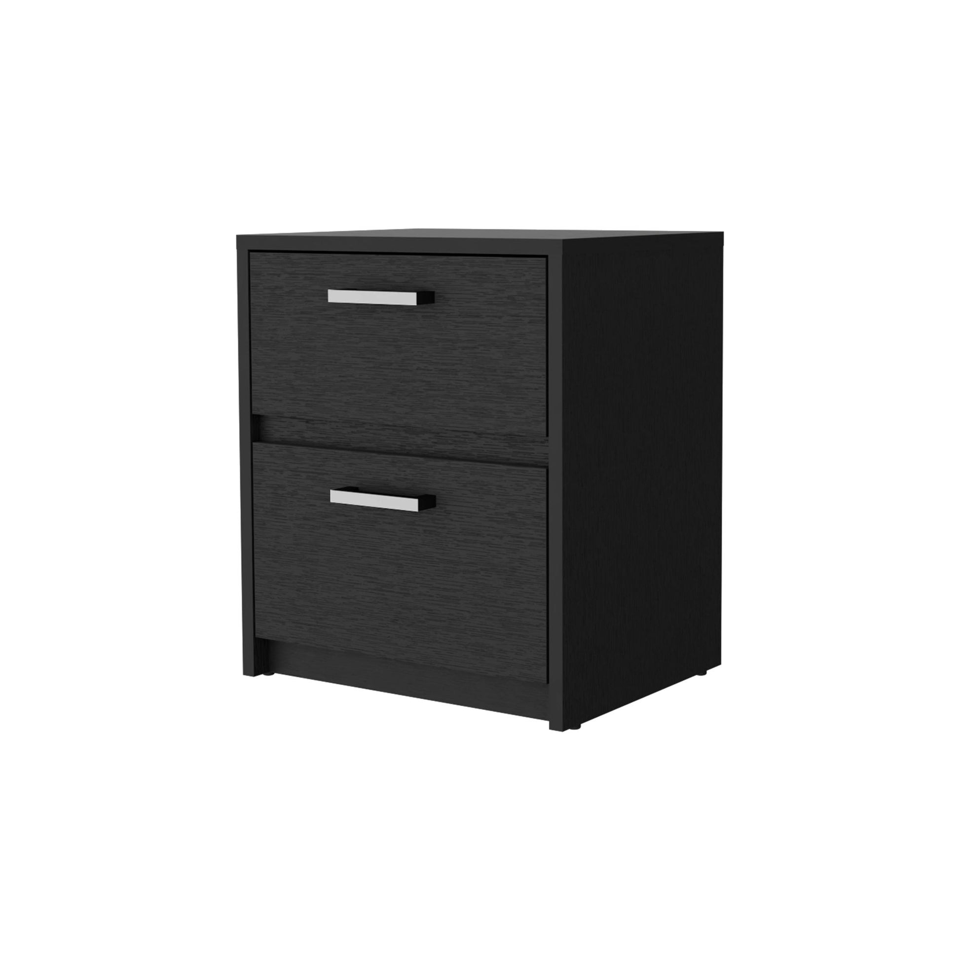 Wenge 2-Drawer Nightstand image 3