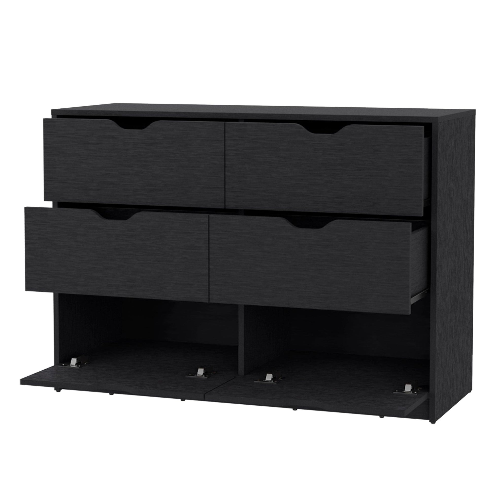 Wenge 4-Drawer Dresser image 3