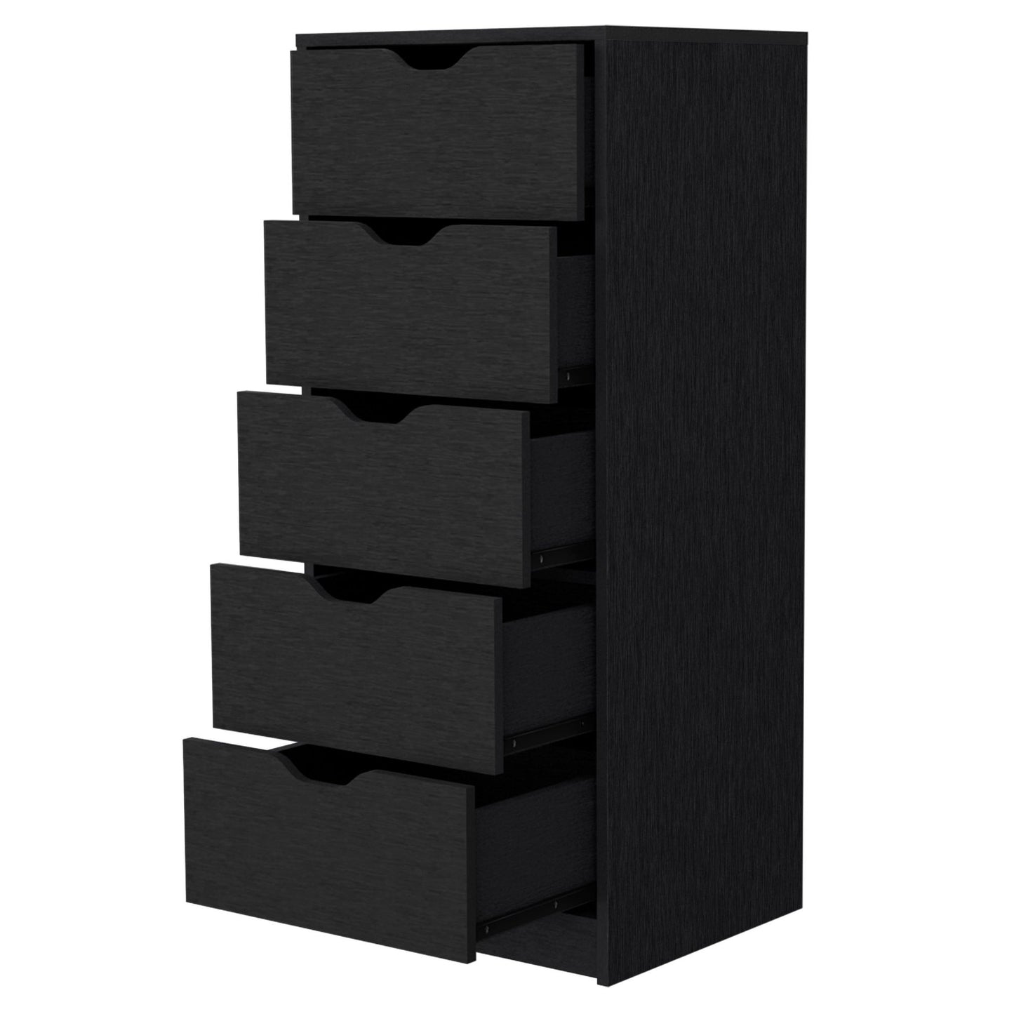 Wenge 5 Narrow Drawer Dresser image 4