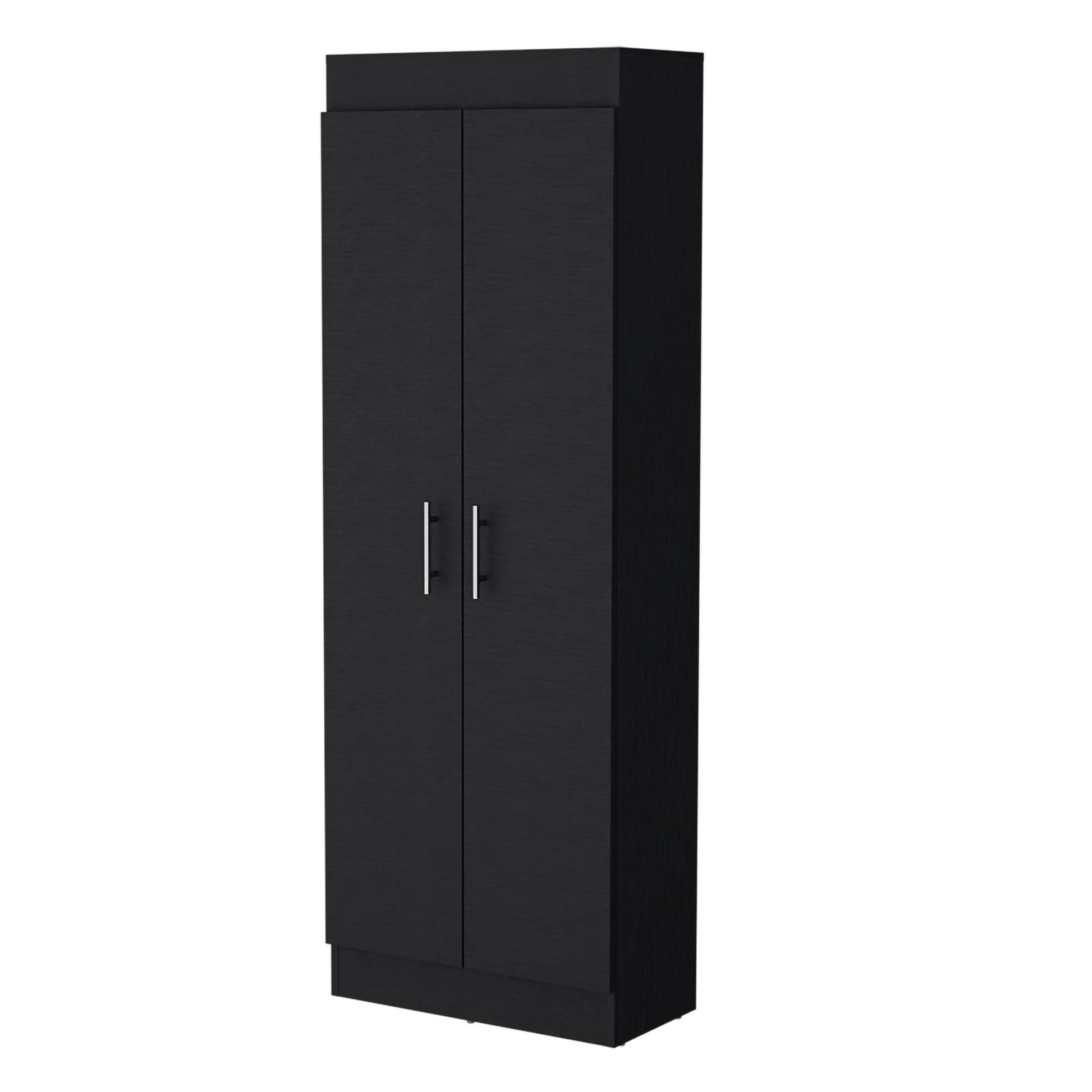 Wenge 5-Shelf Storage Pantry Cabinet image 2