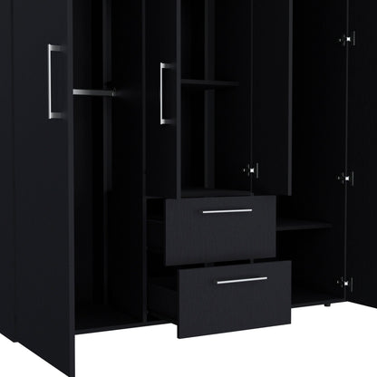 Wenge All-In-One 2-Door Armoire image 5