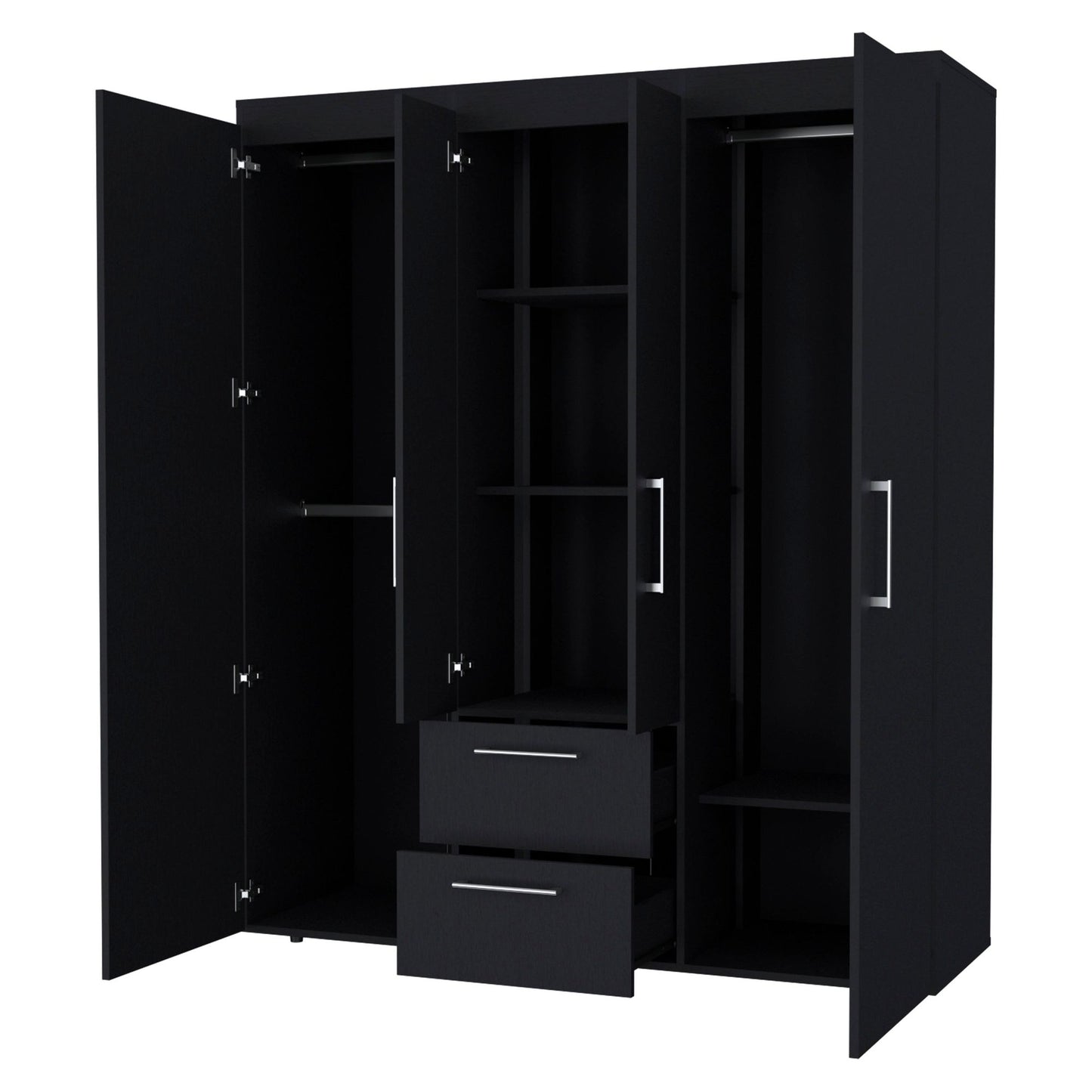 Wenge All-In-One 2-Door Armoire image 4