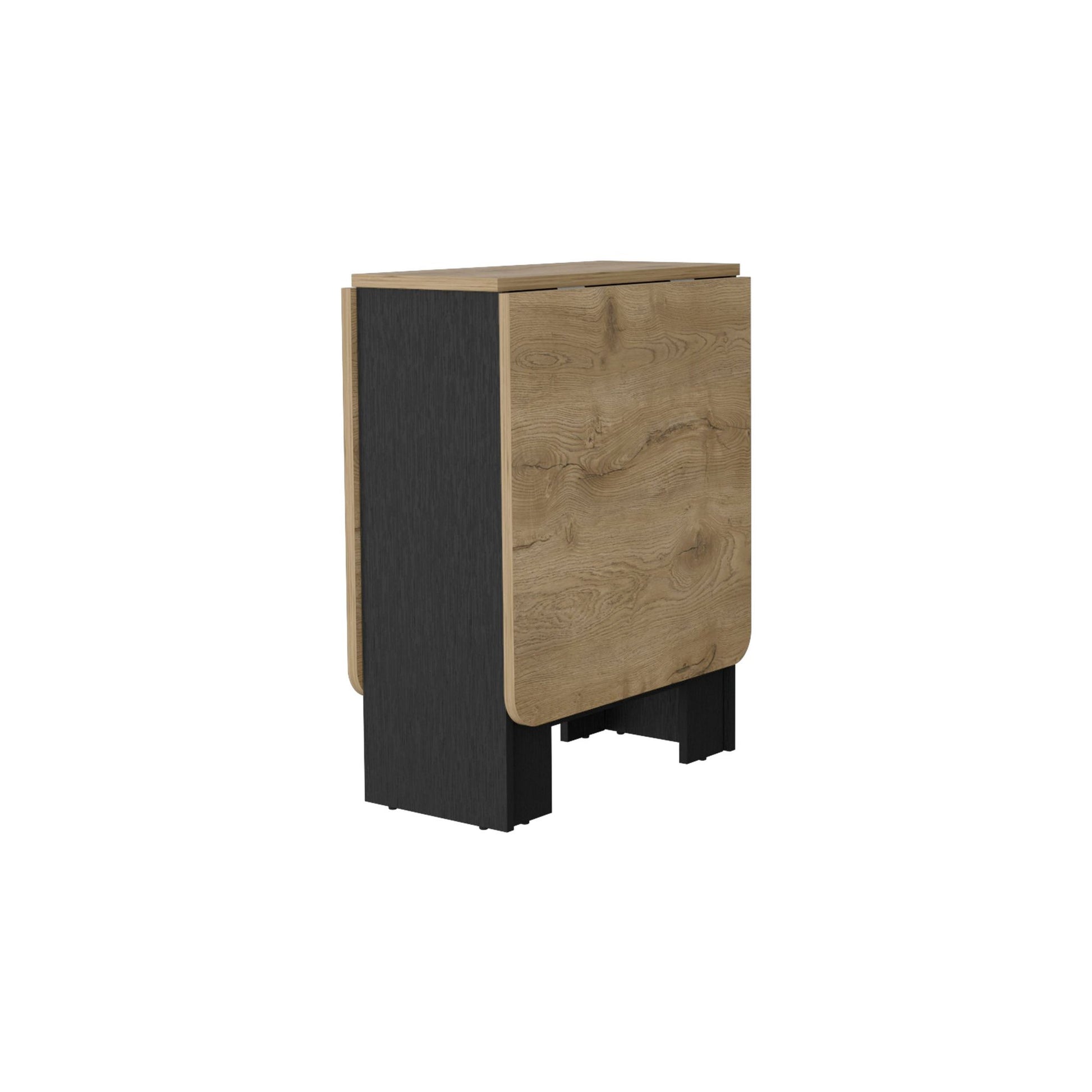 Wenge and Macadamia Folding Dining Table image 5