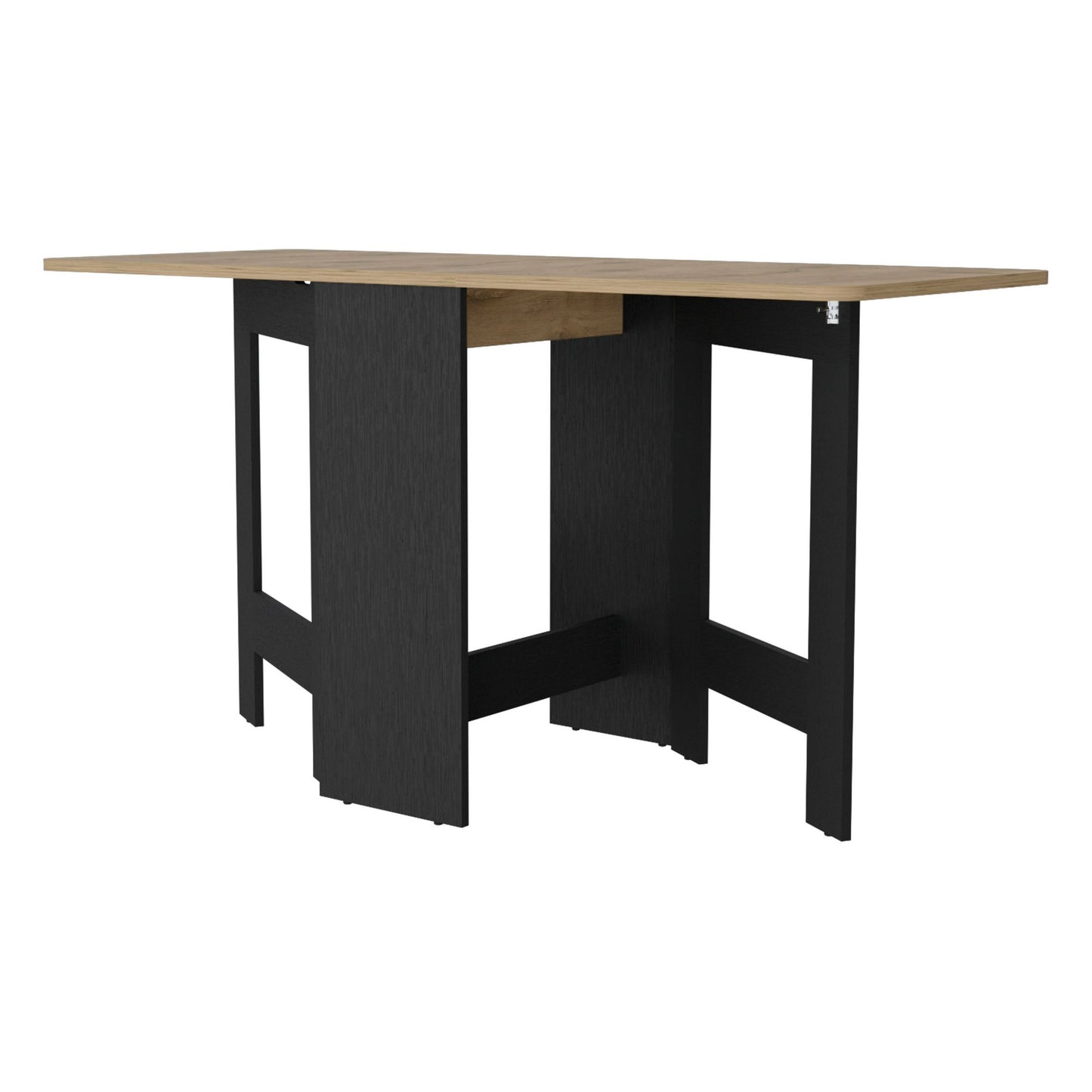 Wenge and Macadamia Folding Dining Table image 3