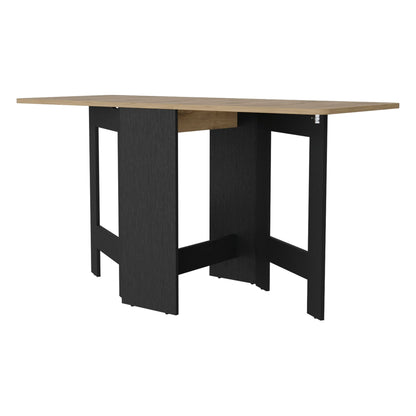 Wenge and Macadamia Folding Dining Table image 3