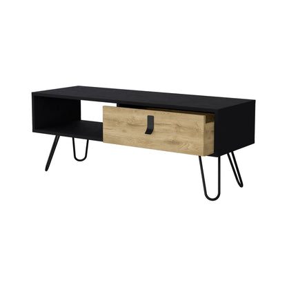 Wenge and Macadamia Hairpin Legs Coffee Table image 3