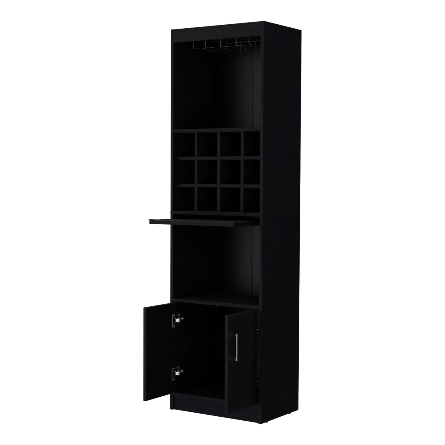 Wenge Bar Cabinet with Wine Storage image 4